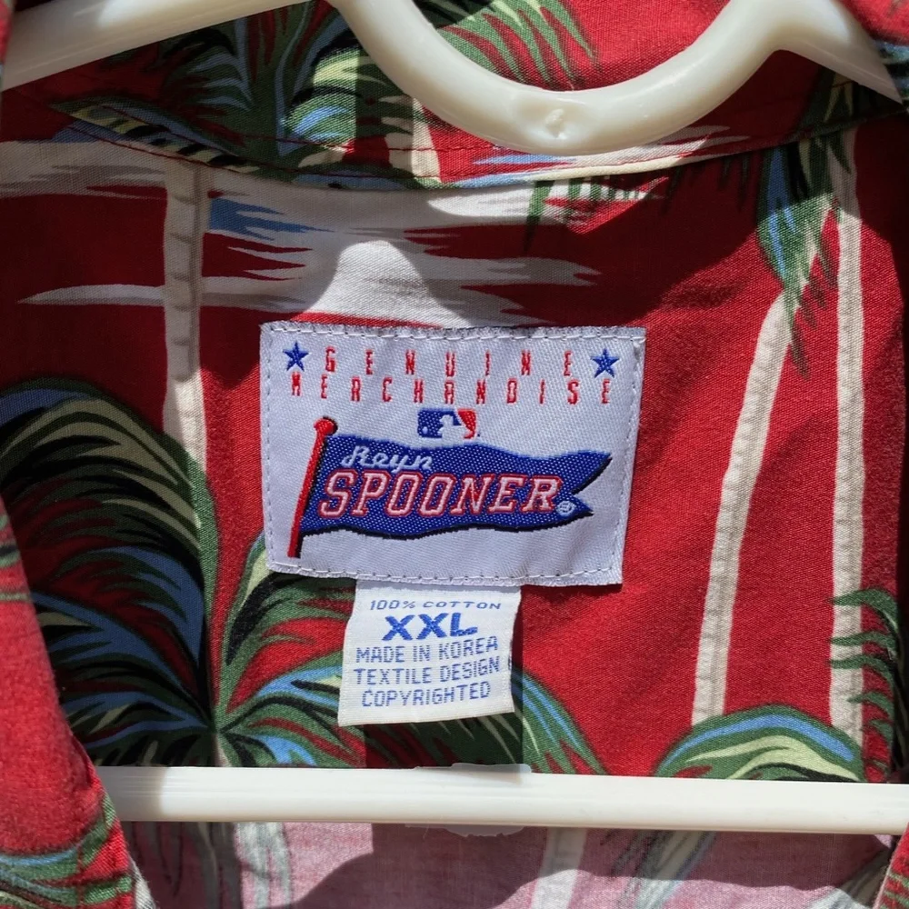 Mens Reyn Spooner MLB Angels Hawaiian Shirt. XXL - Picture 2 of 2